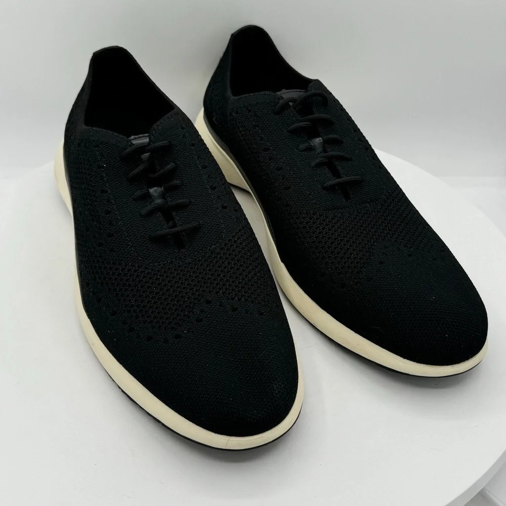 NEW Cole HAAN Grand Troy Knit Men’s Sneakers Size 13 Color Black MSRP‎ $175